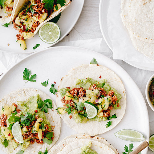 Cauli-Nut & Pineapple Salsa Tacos  – GoodFor
