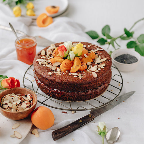 Apricot Almond & Poppyseed Cake  – GoodFor
