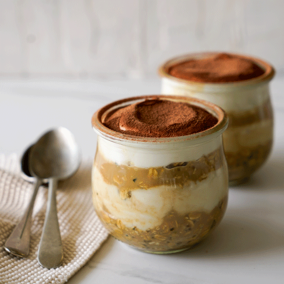Tiramisu Overnight Oats  – GoodFor