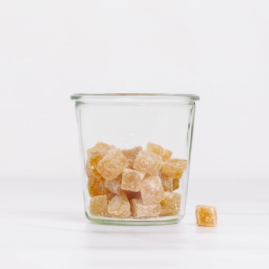 Crystalised Ginger Cubes - Organic
