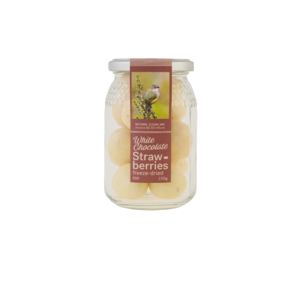 Nature Chocolate Jar - White Chocolate Freeze Dried Strawberry - Regular
