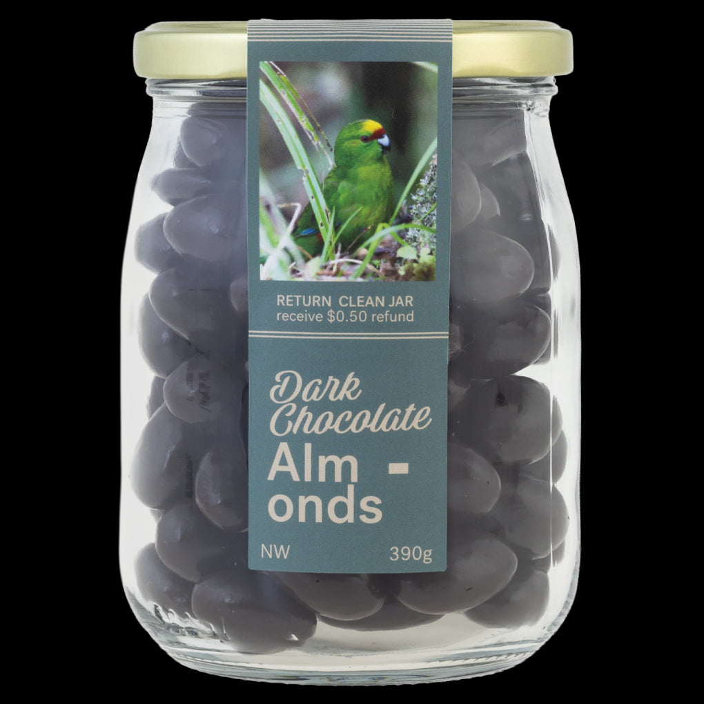 Nature Chocolate Jar - Dark Chocolate Almond - Large