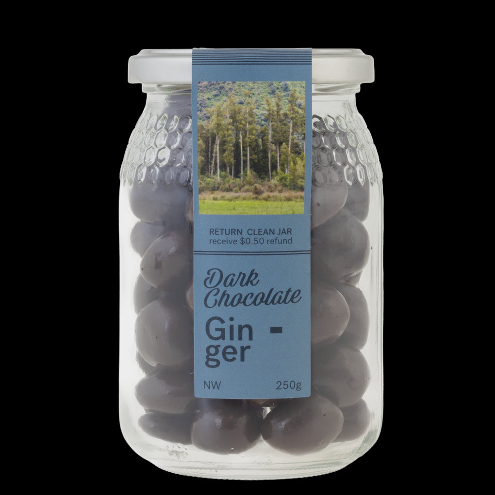 Nature Chocolate Jar - Dark Chocolate Ginger - Regular