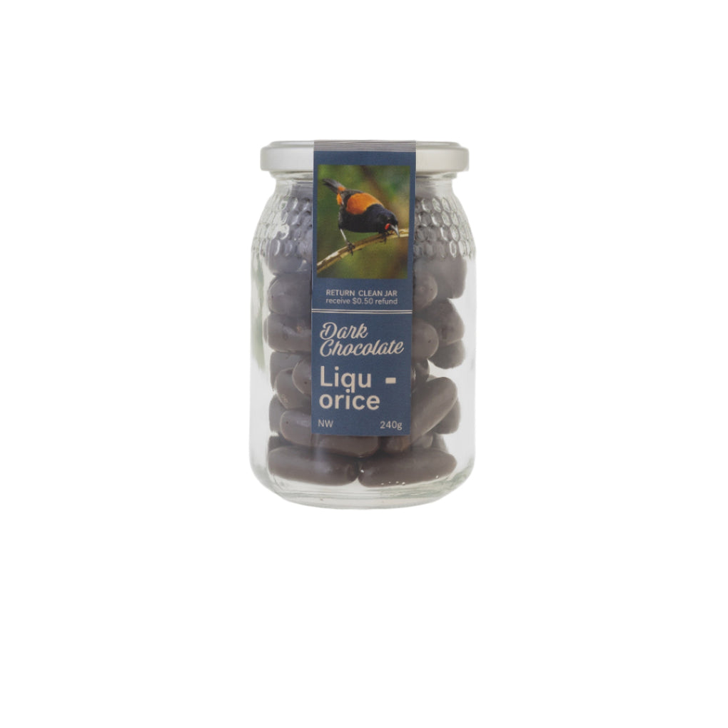 Nature Chocolate Jar - Dark Chocolate Liquorice - Regular