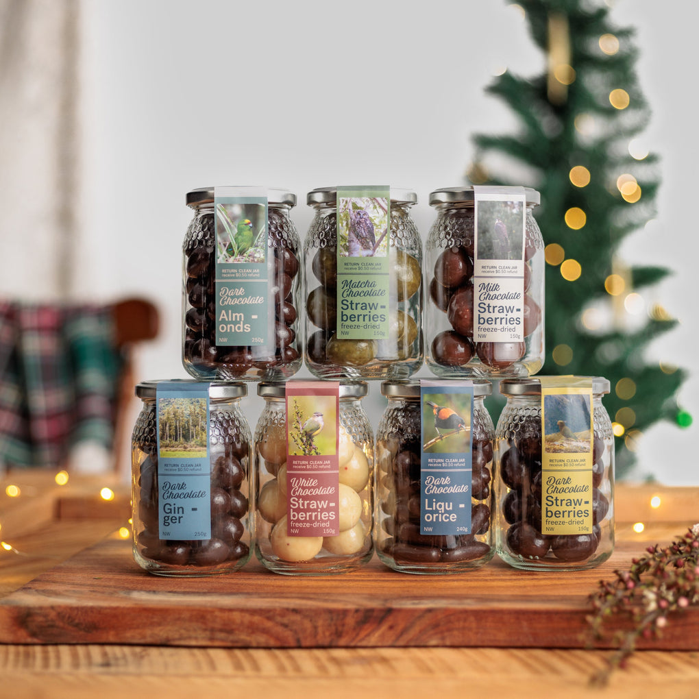 Nature Chocolate Jar - Dark Chocolate Almond - Large