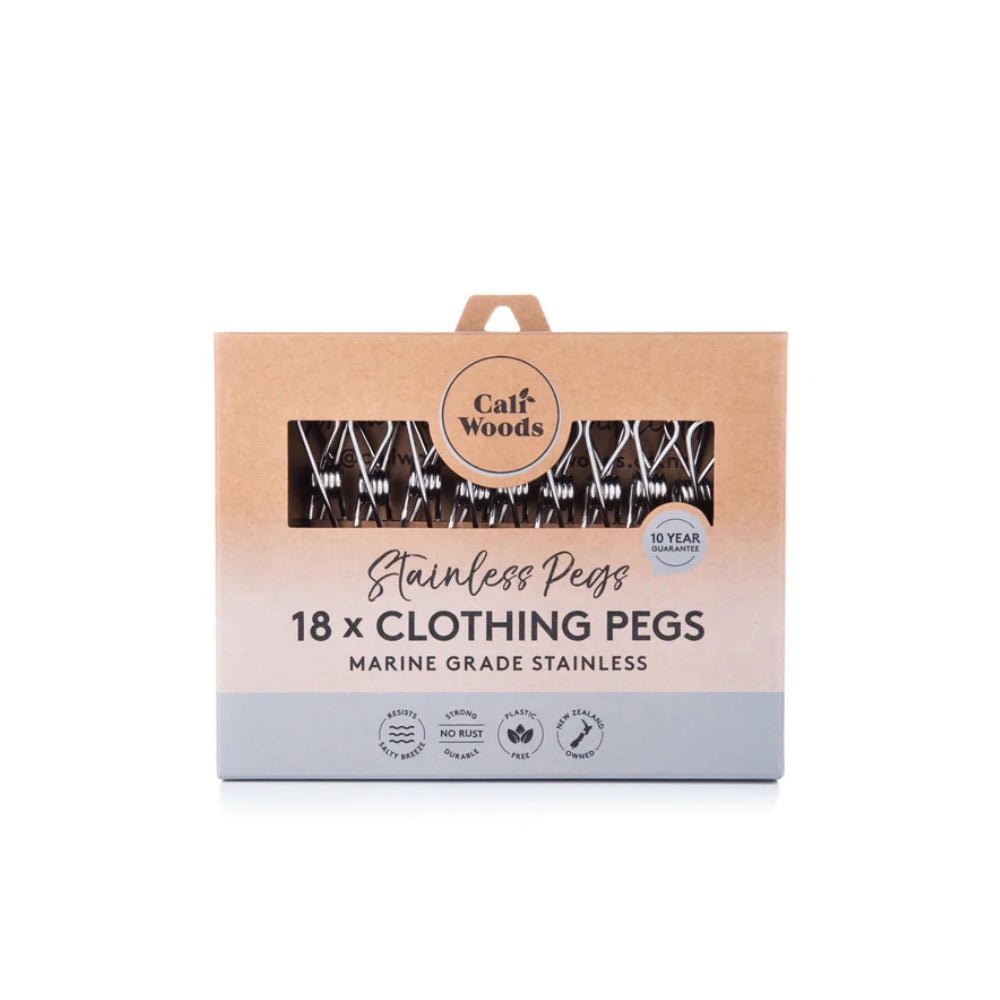 Caliwoods - Stainless Steel Clothing Pegs