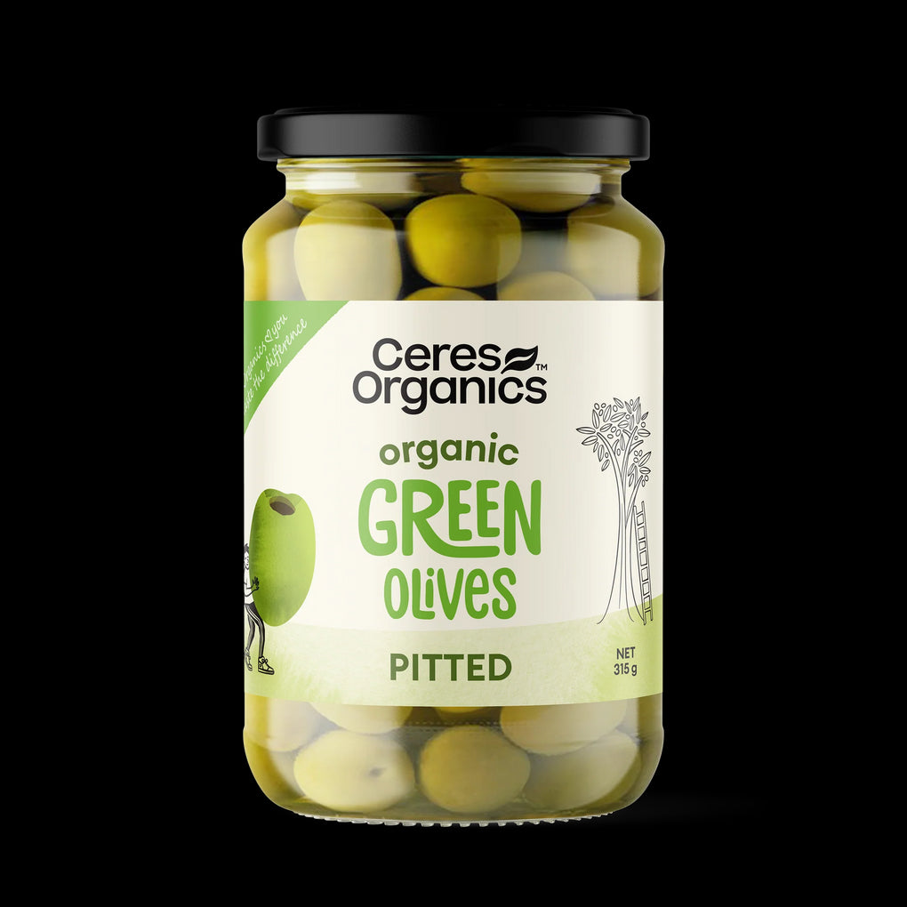 Ceres - Pitted Green Olives - Organic