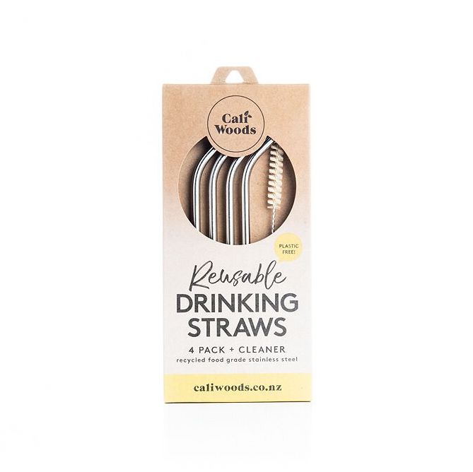 CaliWoods - Drinking Straws - 4 Pack