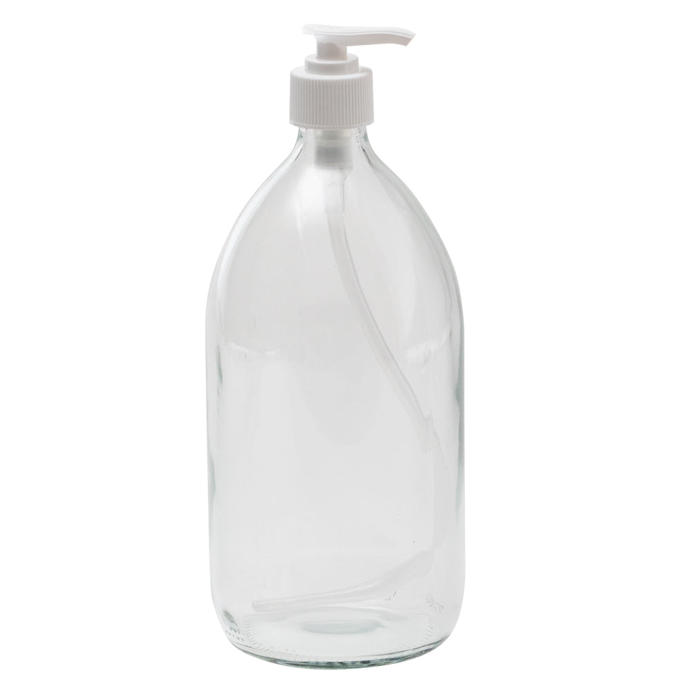 Clear Pump Bottle - 1L