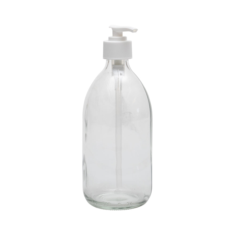 Clear Pump Bottle - 500ml