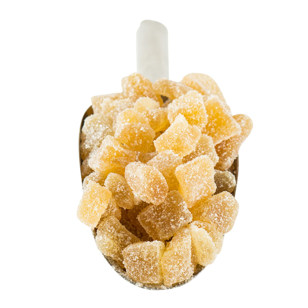 Crystalised Ginger Cubes - Organic