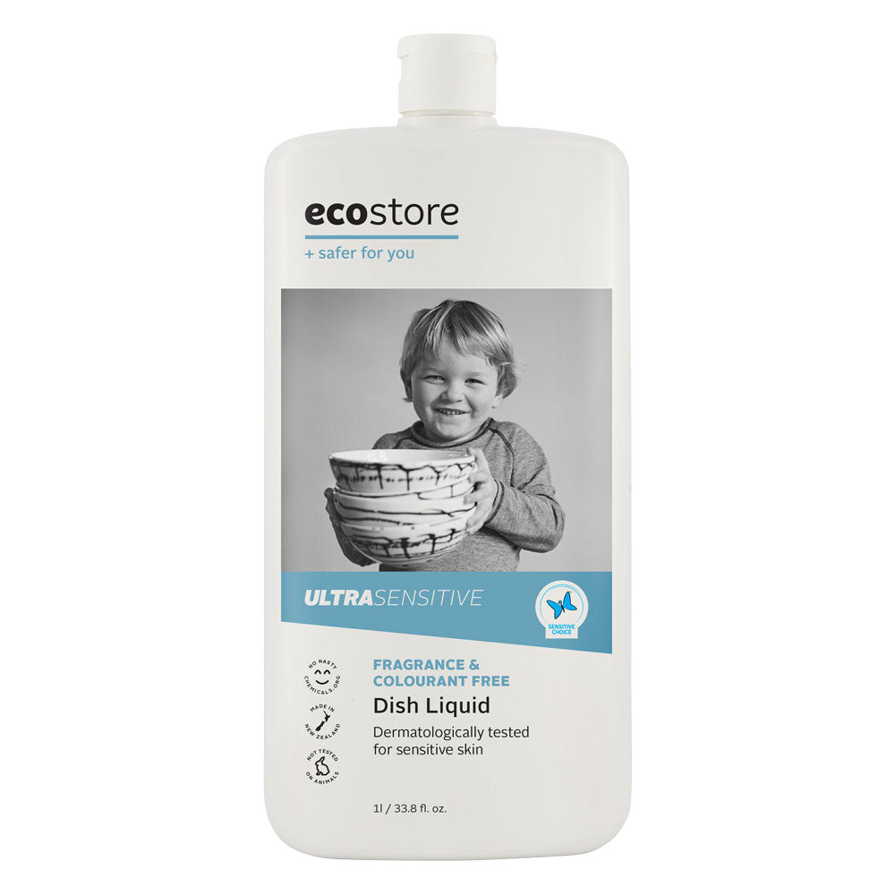EcoStore - Dishwash Liquid 1L - Ultra Sensitive