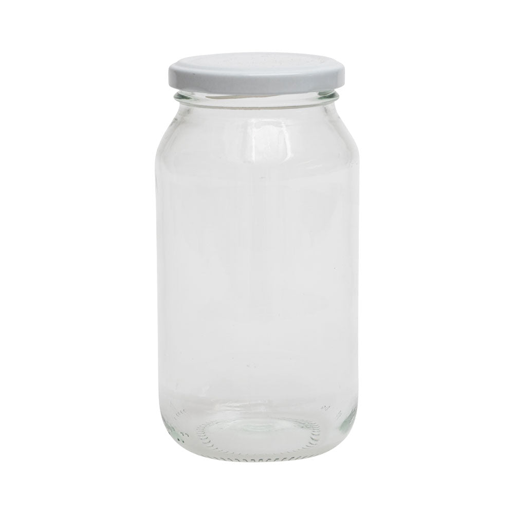 White Lid Jar - 500ml